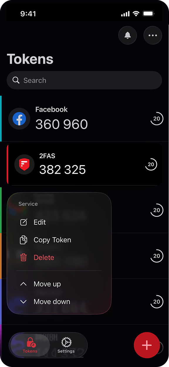 Token customization